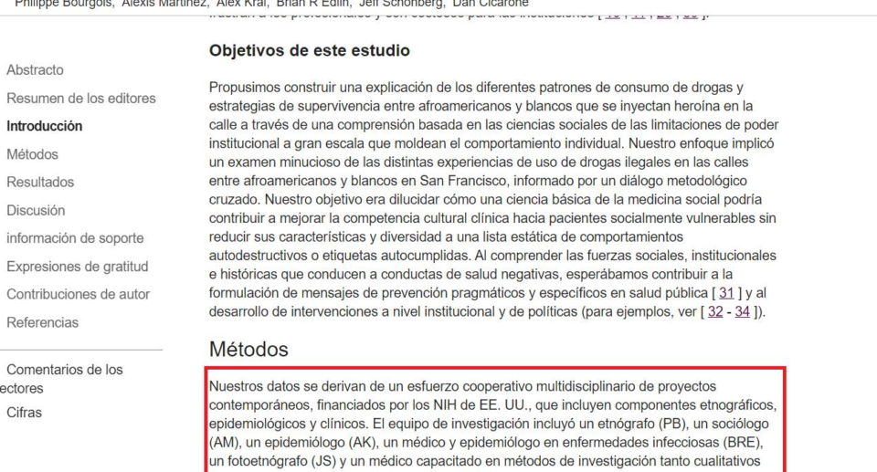 “Reinterpreting Ethnic Patterns among White and African American Men Who Inject Heroin: A Social Science of Medicine Approach”