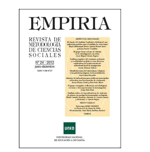Artículo científico “El diseño del análisis cualitativo multinivel: una aplicación práctica para el análisis de entrevistas” (2012)