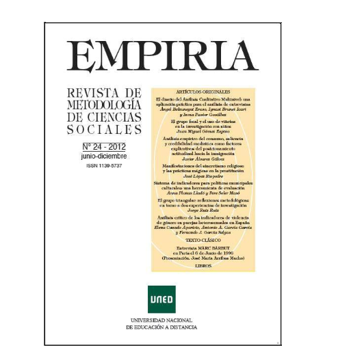 Artículo científico “El diseño del análisis cualitativo multinivel: una aplicación práctica para el análisis de entrevistas” (2012)