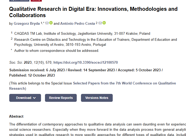 Ensayo “[Trad.] Investigación cualitativa en la era digital: innovaciones, metodologías y colaboraciones” (2023)