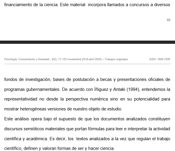 Artículo científico “El académico cuantificado. La gestión performativa a través de los instrumentos de medición en la ciencia” (2019)