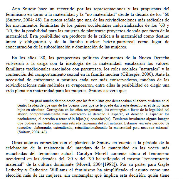 Artículo científico «Narrar la ambivalencia desde el cuerpo: diálogo sobre nuestras propias experiencias en torno a la “no-maternidad”» (2013)