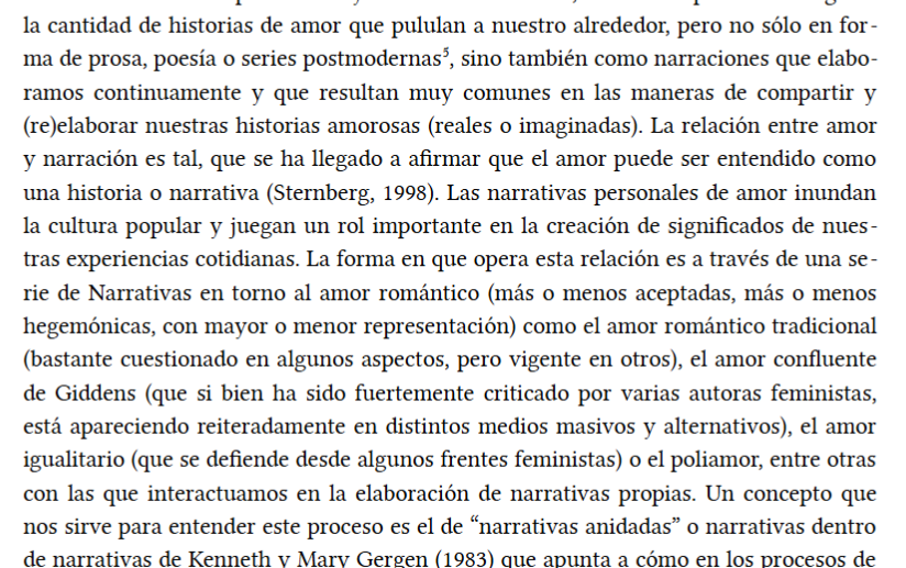 Artículo científico “Re/pensar las Producciones Narrativas como propuesta metodológica feminista: Experiencias de investigación en torno al amor romántico.” (2014)