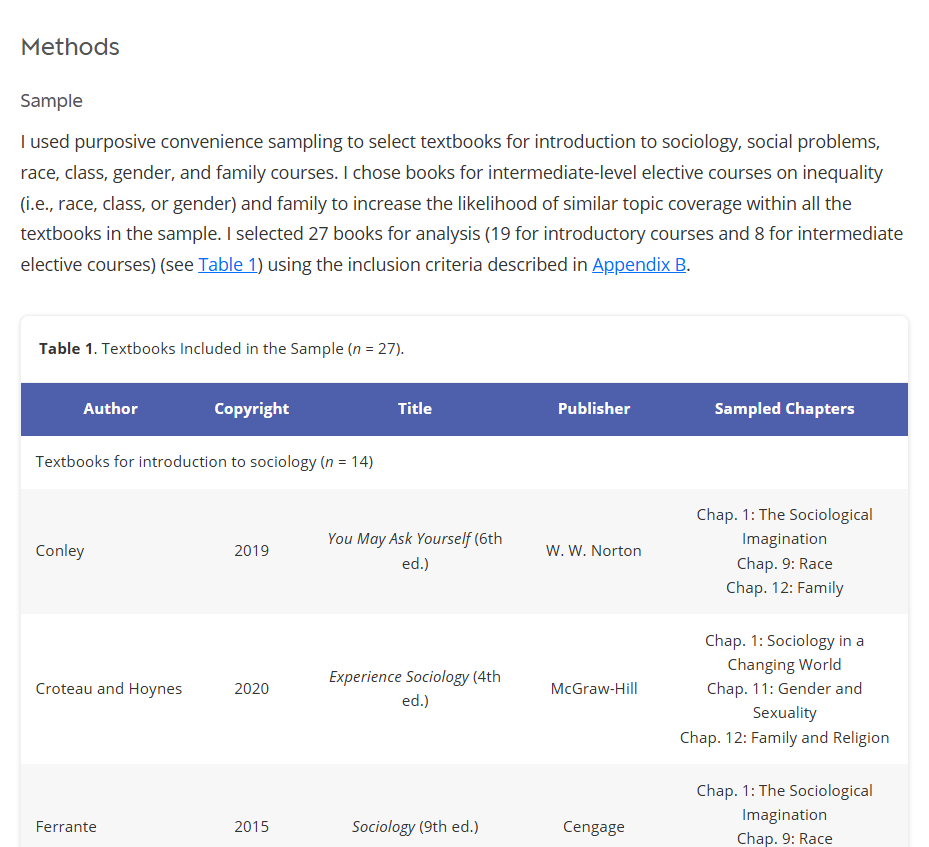 Artículo científico “[Trad.] ¿Cómo saben los sociólogos lo que saben? Un análisis de los libros de texto de sociología en busca de evidencia del pensamiento sociológico y científico.” (2022)