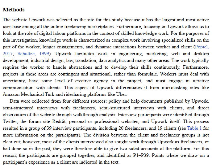 Artículo científico ‘[Trad.] Precariedad laboral y alfabetización en el trabajo freelance en línea’ (2020)