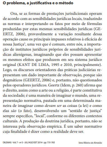 Artículo científico ‘[Trad.] Consenso a la brasileña: examen de la justicia penal consensual desde una perspectiva antropológica’ (2014)