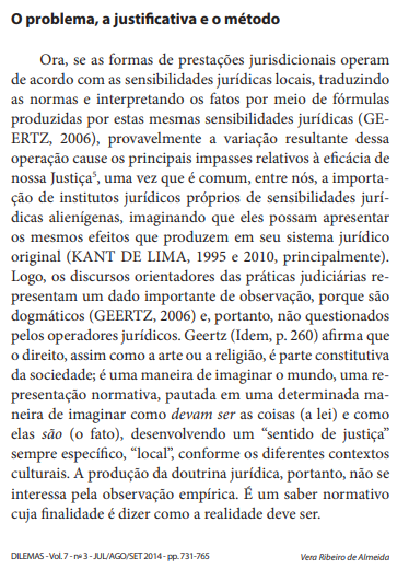 Artículo científico ‘[Trad.] Consenso a la brasileña: examen de la justicia penal consensual desde una perspectiva antropológica’ (2014)