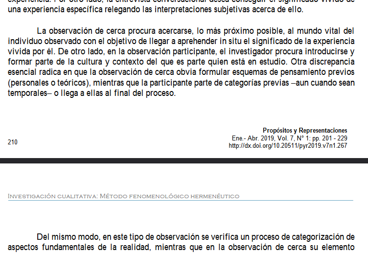 Artículo científico ‘Investigación cualitativa: Método fenomenológico hermenéutico’ (2019)