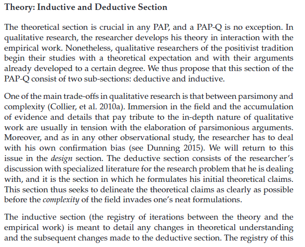 Nota de investigación ‘Planes pre-análisis para la investigación cualitativa’ (2016)