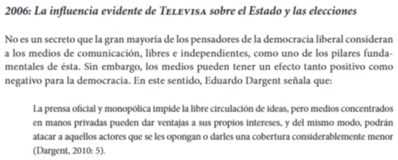 Artículo científico ‘Medios electrónicos de comunicación, poderes fácticos y su impacto en la democracia en México’ (2013)