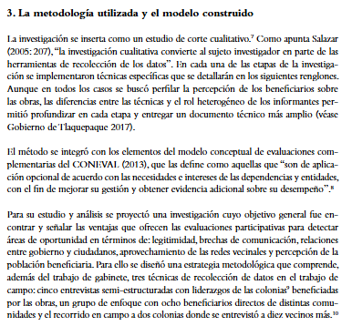 Artículo científico ‘Evaluación cualitativa participativa en México: Un estudio de caso en materia de infraestructura social.’ (2022)
