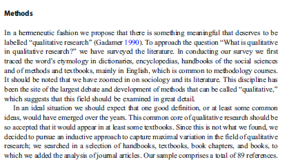 Artículo científico ‘[Trad.] ¿Qué es cualitativo en la investigación cualitativa? ‘ (2019)
