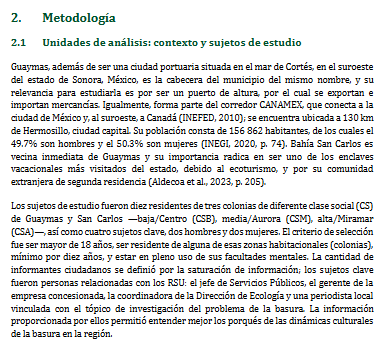Artículo científico ‘Prácticas de la basura y consumismo ¿Un habitus?.’ (2025)