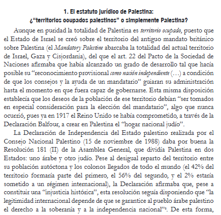 Artículo científico ‘Las ocupaciones militares de Palestina y del Sahara Occidental por Israel y Marruecos, dos ejemplos jurídicamente equiparables de violación grave del derecho internacional.’ (2024)