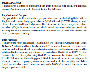 Artículo científico ‘[Trad.] Marcas digitales y empresas de la Web 3.0: análisis de redes sociales y análisis temático de las actividades de los usuarios y patrones de comportamiento del comercio minorista en línea.’ (2019)