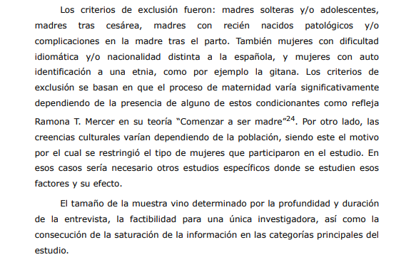 Artículo científico ‘Influencia de las creencias androcéntricas en la vivencia de la maternidad en mujeres de una comarca rural (España).’ (2014)