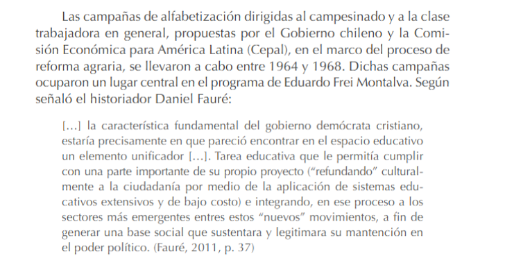Artículo científico ‘La ruta de Paulo Freire en Chile (1964-1969): Alfabetización popular e influencias del marxismo heterodoxo.’ (2020)