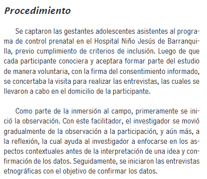 Artículo científico ‘Significado de las prácticas de cuidado cultural en gestantes adolescentes de Barranquilla (Colombia).’ (2016)