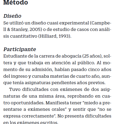 Artículo científico ‘Intervención en un caso de ansiedad ante exámenes, perfeccionismo desadaptativo y procrastinación’ (2023)