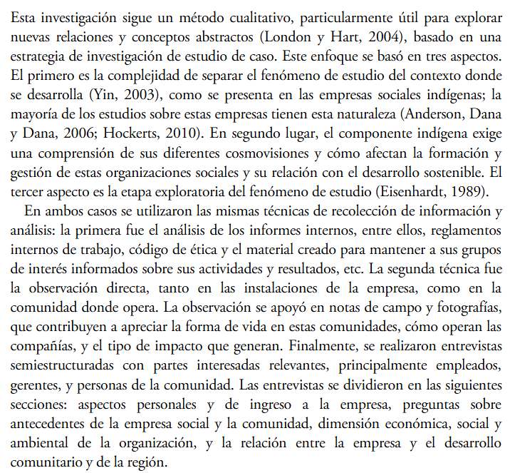 Artículo científico ‘El desarrollo sostenible a través de empresas sociales en comunidades indígenas de América Latina.’ (2019)