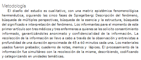 Artículo científico ‘La muerte, el duelo y el equipo de salud.’ (2008)
